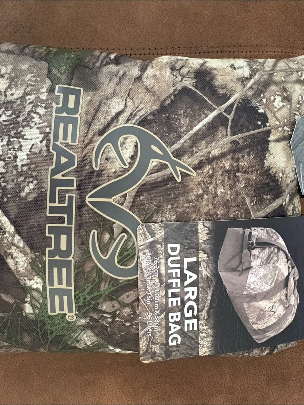 Duffle Bag-Realtree Large Camo. Brand New in case.
